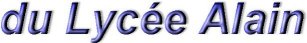lycee alain